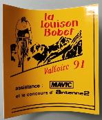 STICKER - 1 Autocollant Cyclosportive 91 LA LOUISON BOBET