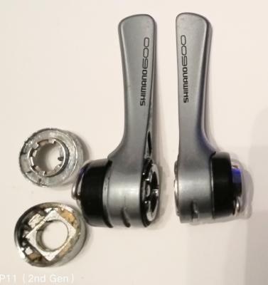 SHIMANO 600 SL-6400 - Manettes de dérailleur