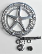 SHIMANO MW   ALUMINUM DOUBLE CHAINRING    - 52 / 42 - Doubles plateaux 