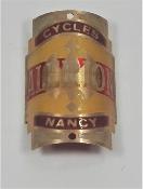 CYCLES ALERION NANCY  HEAD BADGE - badge 