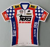 TEKA STICKER - 1 Autocollant Maillot équipe TEKA MAVIC