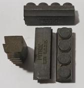  4 PYTHON BRAKE PADS  - 4 Patins de freins 4 cm