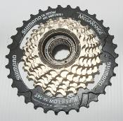 SHIMANO MEGARANGE 7 SPEEDS FREEWHEEL 14/34  - Roue libre