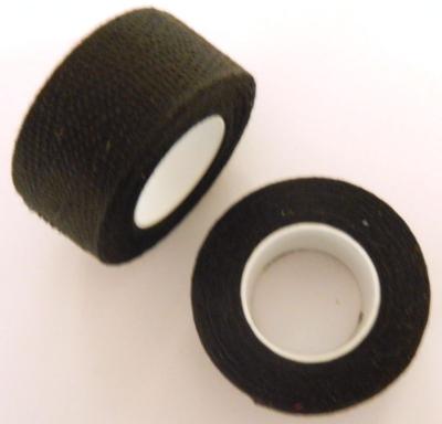 GUIDOPLAST TRESSOREX TAPE BLACK - 2 rouleaux Guidoline noir coton