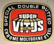 SUPER VITUS 983 TUB QUALITY STICKER - Autocollant serie de tubes