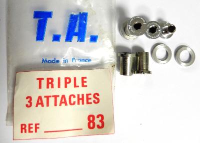  3 T.A 83 CHAINRING BOLTS - 3 Vis assemblage triple plateaux