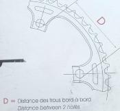  STRONGLIGHT  CHAINRING - 41 - Plateau alu BCD 74