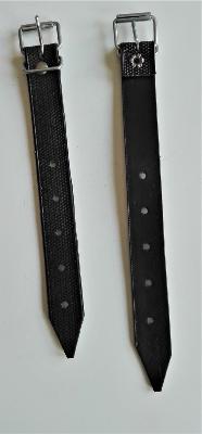 2 PLASTIC BAG BELTS  - 2 Sangles pour sacoche nylon