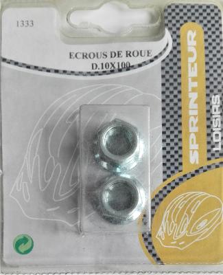  ECROUS DE ROUE D.10x100