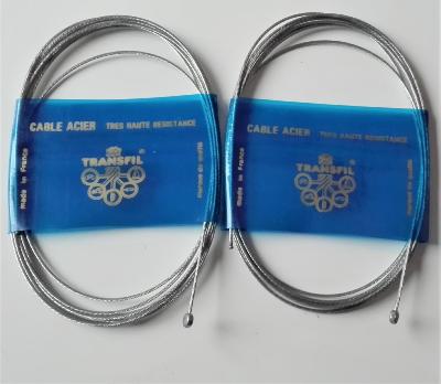 2  DERAILLEUR TRANSFIL CABLES - Cables de dérailleurs 2.50M