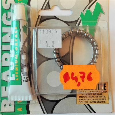 PRECISION BALLS - 2 bagues billes 1"  Ø4.76mm + Graisse Lithium