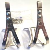 CHRISTOPHE M ALUMINIUM TOE CLIPS - Cale pieds ZEFAL Alu