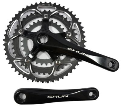 SHUN TRIPLE ALLOY CRANKSET  - 170 mm  - 30/42/52 T-  Pedalier triple