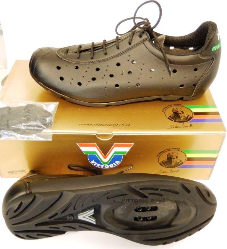 CHAUSSURES RETRO "New" VITTORIA CLASSIC 1976 VINTAGE CYCLING SHOES 